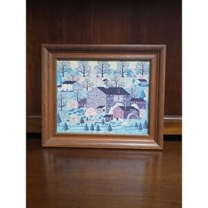 Charles Wysocki SPRING Lithograph Print Matted Folk‎ Art Signed